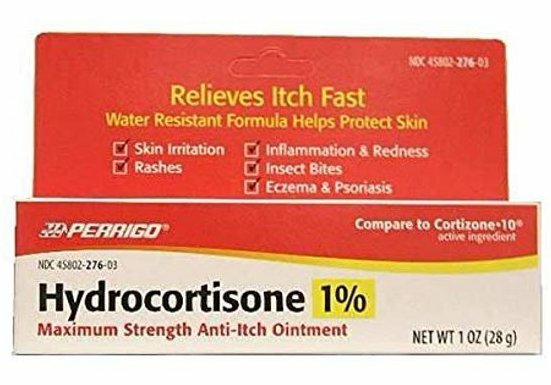 Hydrocortisone OINTMENT 1% Max OTC Strength 1oz Perrigo ^