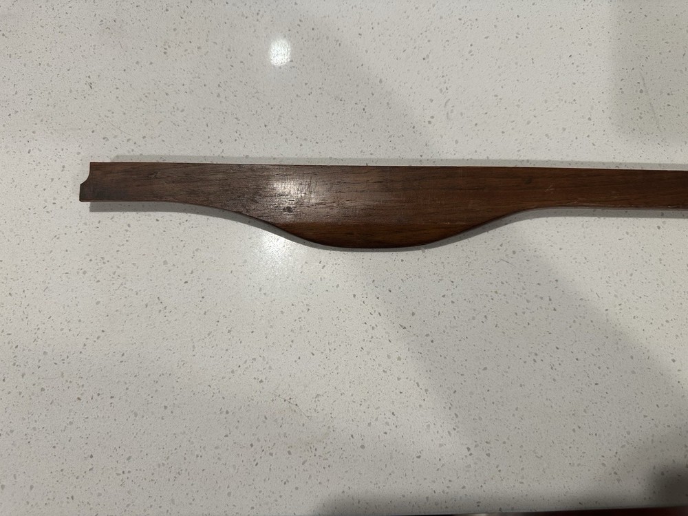 Vintage Mid Century Walnut Drawer Pull