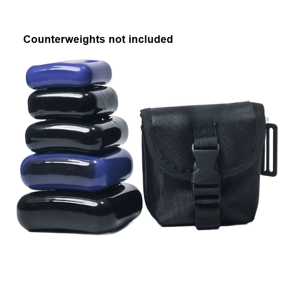 Side Mount Diving Weight Pouch Quick Release Design Fits 0.5-4kg Weights