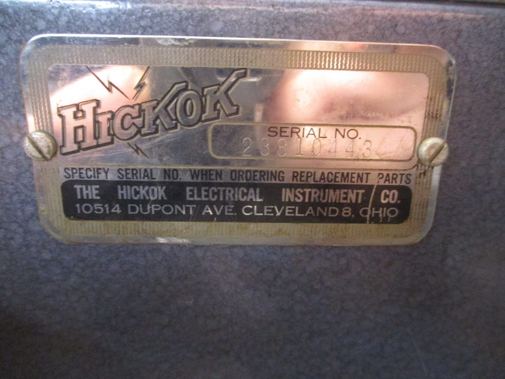 hickok model 850 transistor analyzer battery powered [5*O-4]