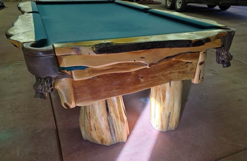 Turquoise Inlaid Pool Table