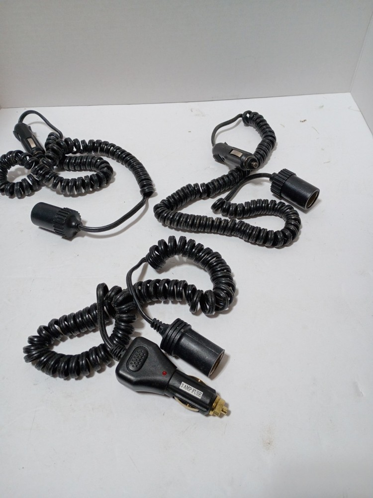 (3) 12V Cigarette Lighter Extension Adapter