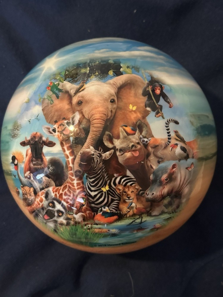 African Animals Bowling Ball, 10 Lbs.