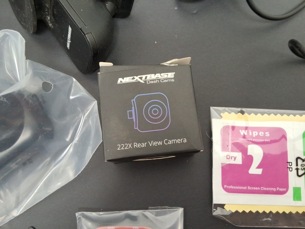 NextBase 222X Dash Cam Rear Cam Bundle- USED