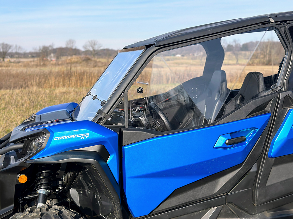 Can Am Commander 700 Hard Upper Doors Windows Scratch Resistant Vented 2021+
