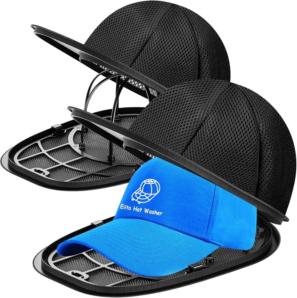 Durable PE Plastic Hat Washer Cage - Effortless Cleaning and Care, 2 Pack
