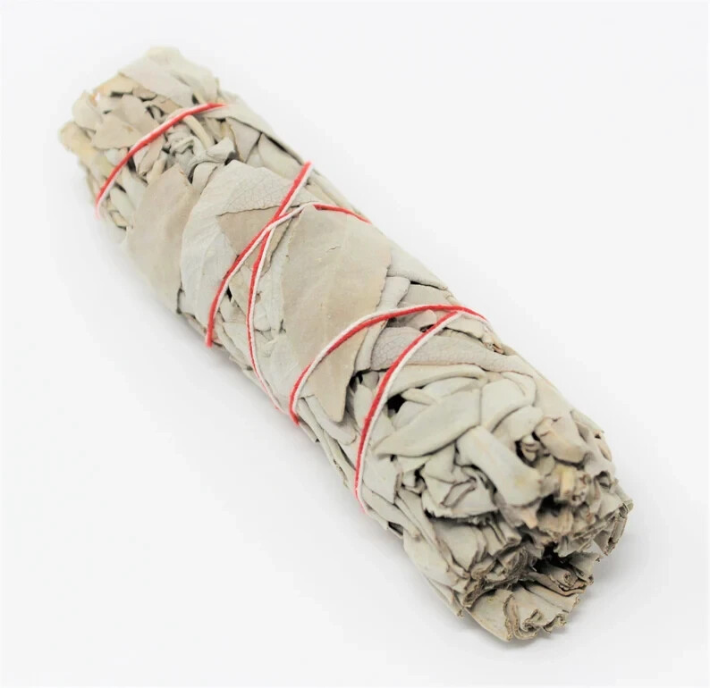 Smudge 3 Stick SAMPLER: White Sage, Blue Sage, & Cedar & Smudging Feather!