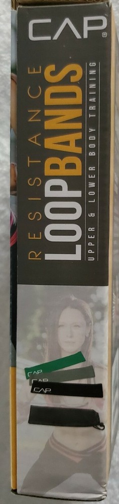 Cap: Resistance Loop Bands Upper and Lower Body Training 4pc