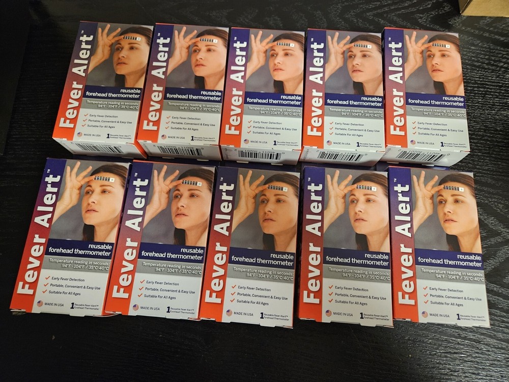 Fever Alert Reusable Forehead Thermometer Strip