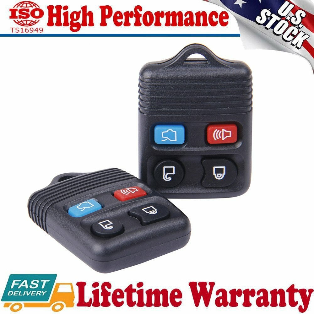 1 Pair Keyless Entry Remote Control Car Key Fob Clicker Transmitter Replacement