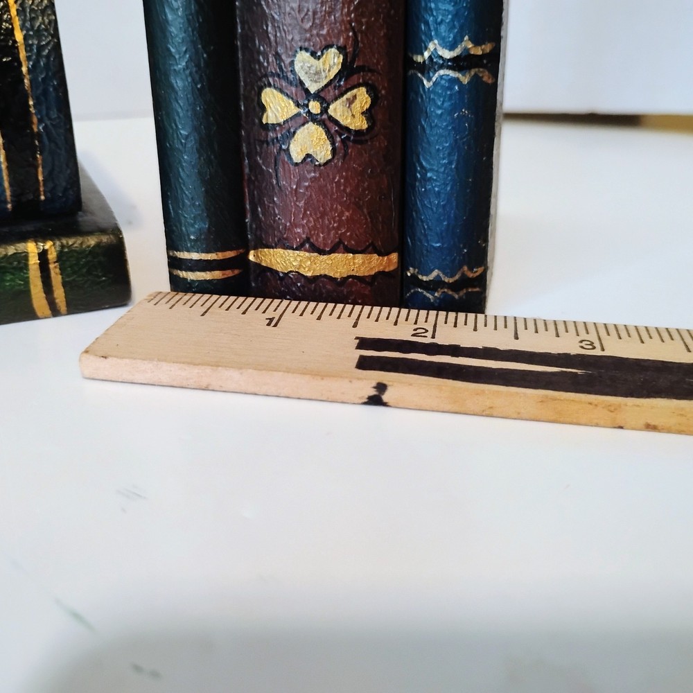 Faux Book Stack Hidden Storage Boxes–Vintage Style Decorative Secret Compartment