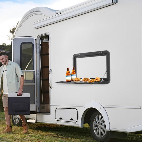 Foldable Rv Dinette Tables Campervan Outside Picnic Wall Mounted Rectangular