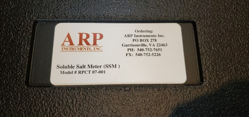 Hedon Soluble Salt Meter (SSM)