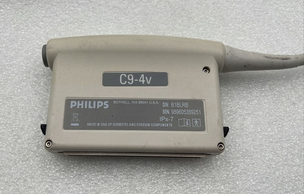 Philips C9-4v ULTRASOUND Active Array Transducer Probe 453561400697