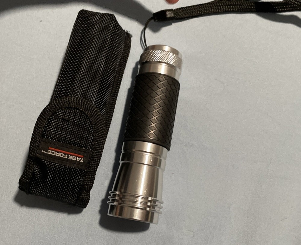 HOLSTER Task Force Flashlight Belt Loop Black Replacement Carry Pouch HTF