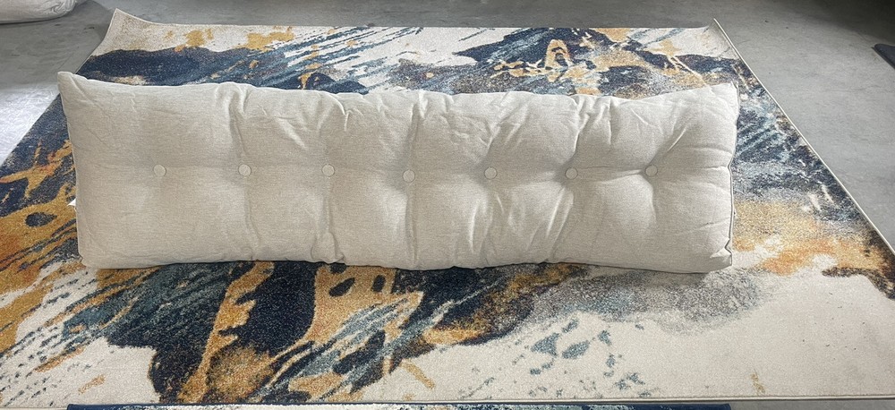 Soft Headboard Triangular Wedge Reading Pillow Daybed Backrest Cushion, WOWMAX