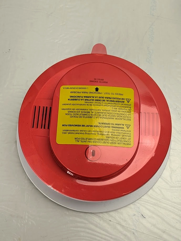 Kidde Hardwired Interconnected Smoke Detector, Photoelectric Sensor with Damage