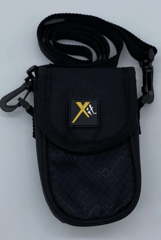 Deluxe "Point & Shoot" Small Camera Case w/ Shoulder Strap, Hook/Loop Pouch, New