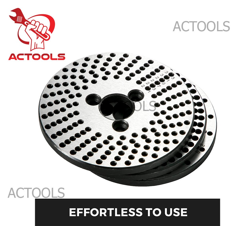 Rotary Table 6" Precision Horizontal Vertical & Index plate set dividing plate
