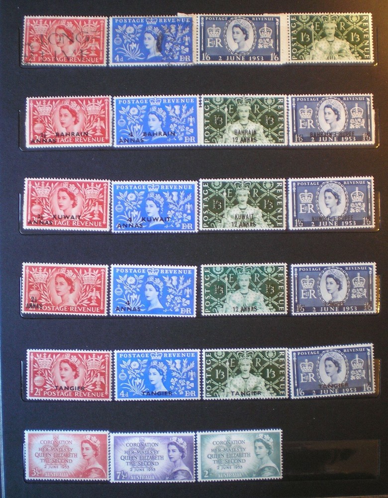 Some Brittish Colony Stamps