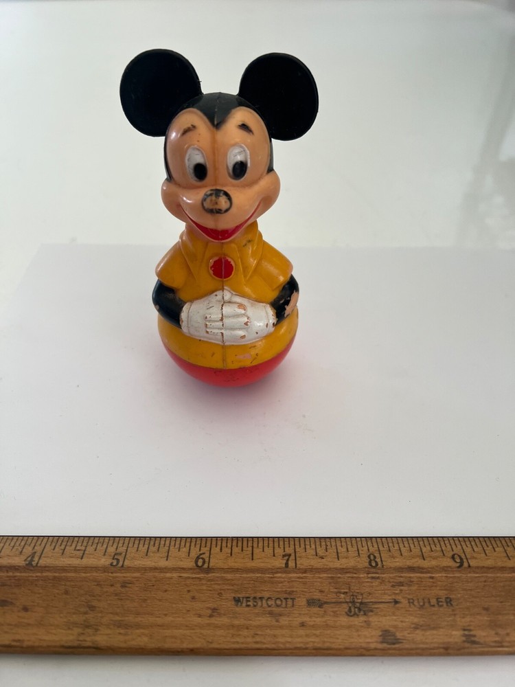 VINTAGE WALT DISNEY PRODUCTION MICKEY MOUSE ROLY POLY