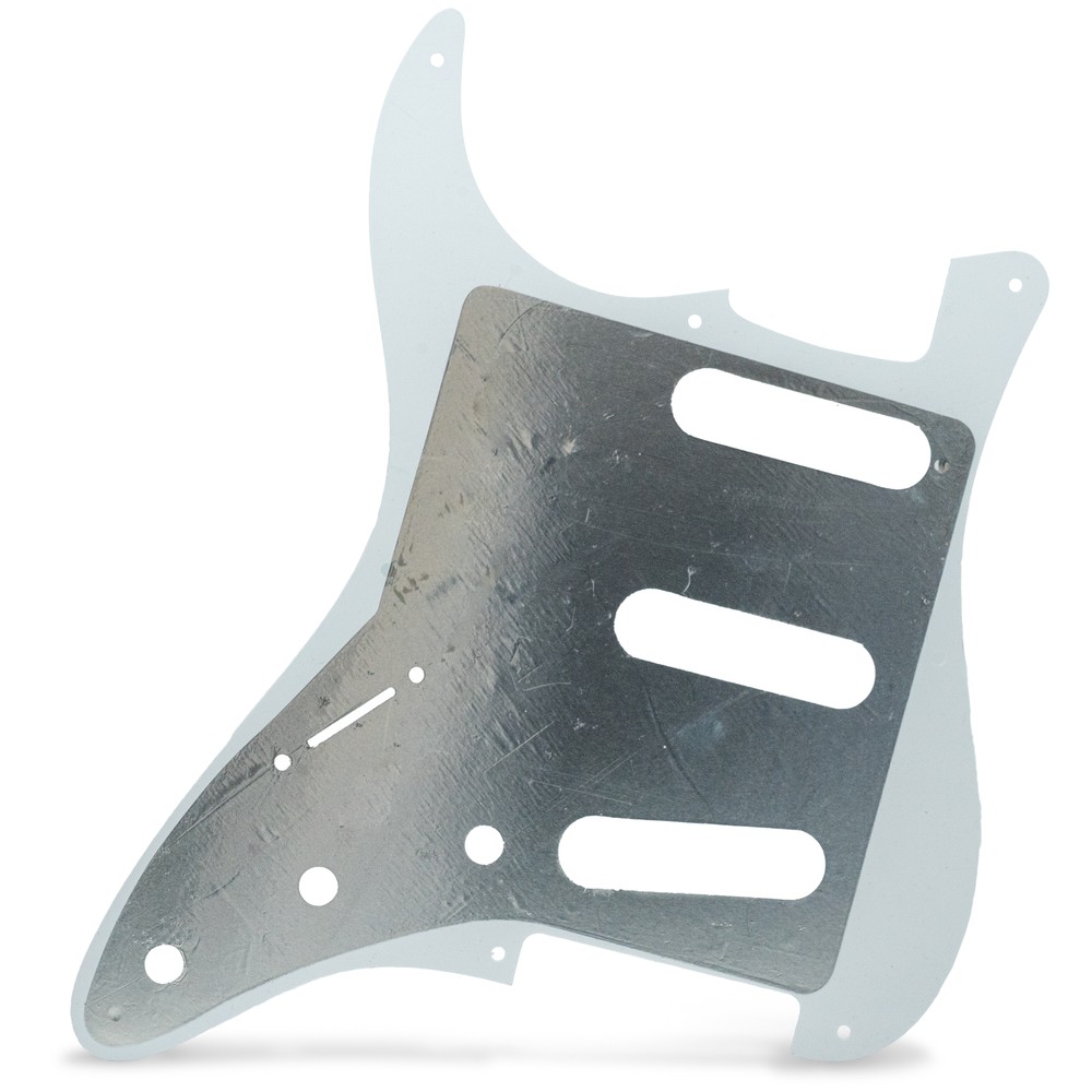 AxLabs Hardware Strat-style 8-Hole Blank Pickguard - White