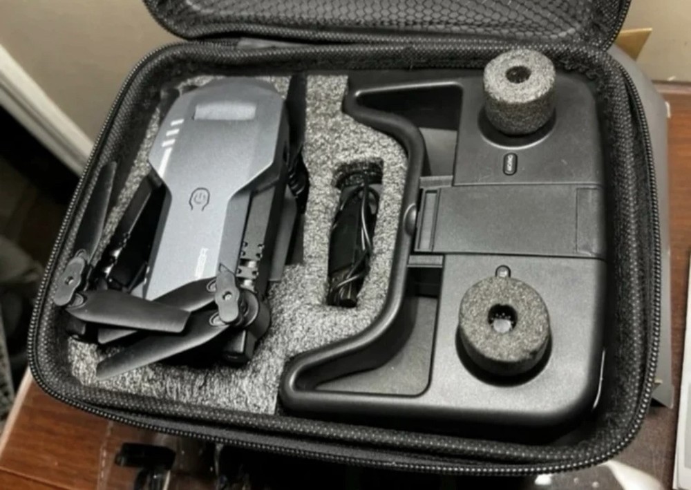 Pioneer Black Foldable Obstacle Avoidance Remote Control Quadcopter Drone