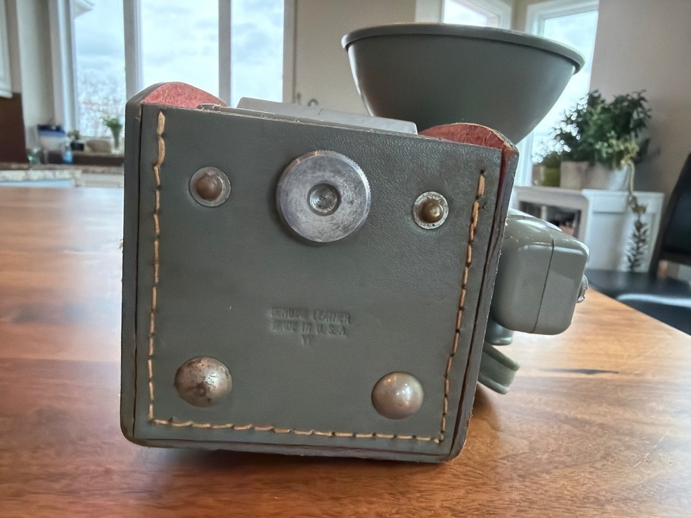Anscoflex Vintage Flash Camera Leather Case Untested