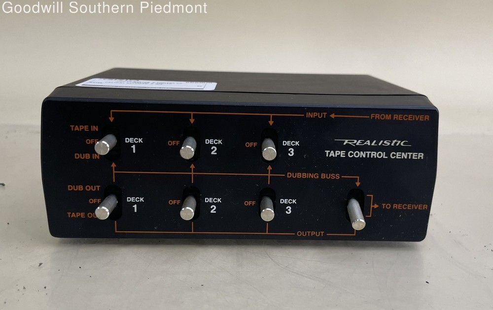 Realistic 42-2105 Tape Control Center - Tested