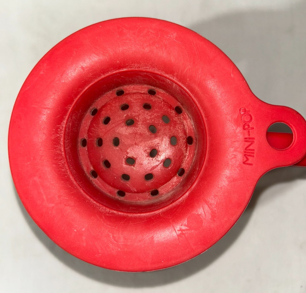 Ecolution Red MiniPop Microwave Popcorn Popper with lid for butter