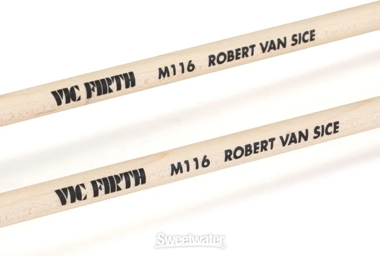 Vic Firth Robert van Sice Marimba Mallets - Hard