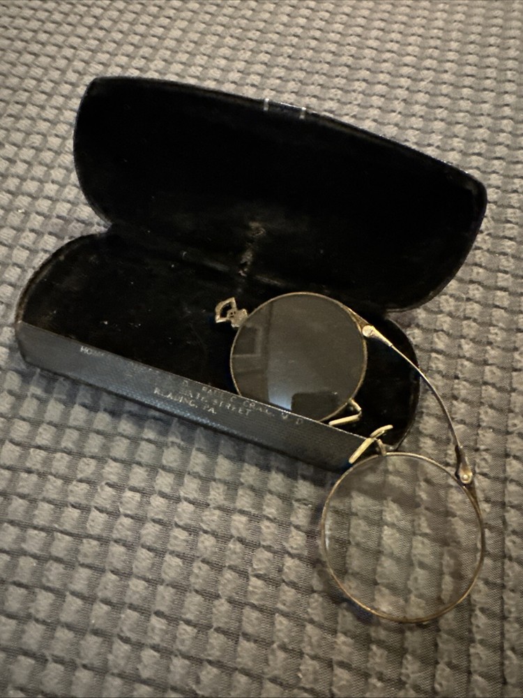 Antique Lorgnette Eyeglass Frames-GF-Good Clasp