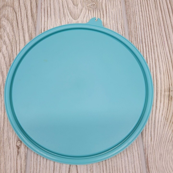 Tupperware 228-20 Round Replacement Seal Lid Robins Egg Blue 7"
