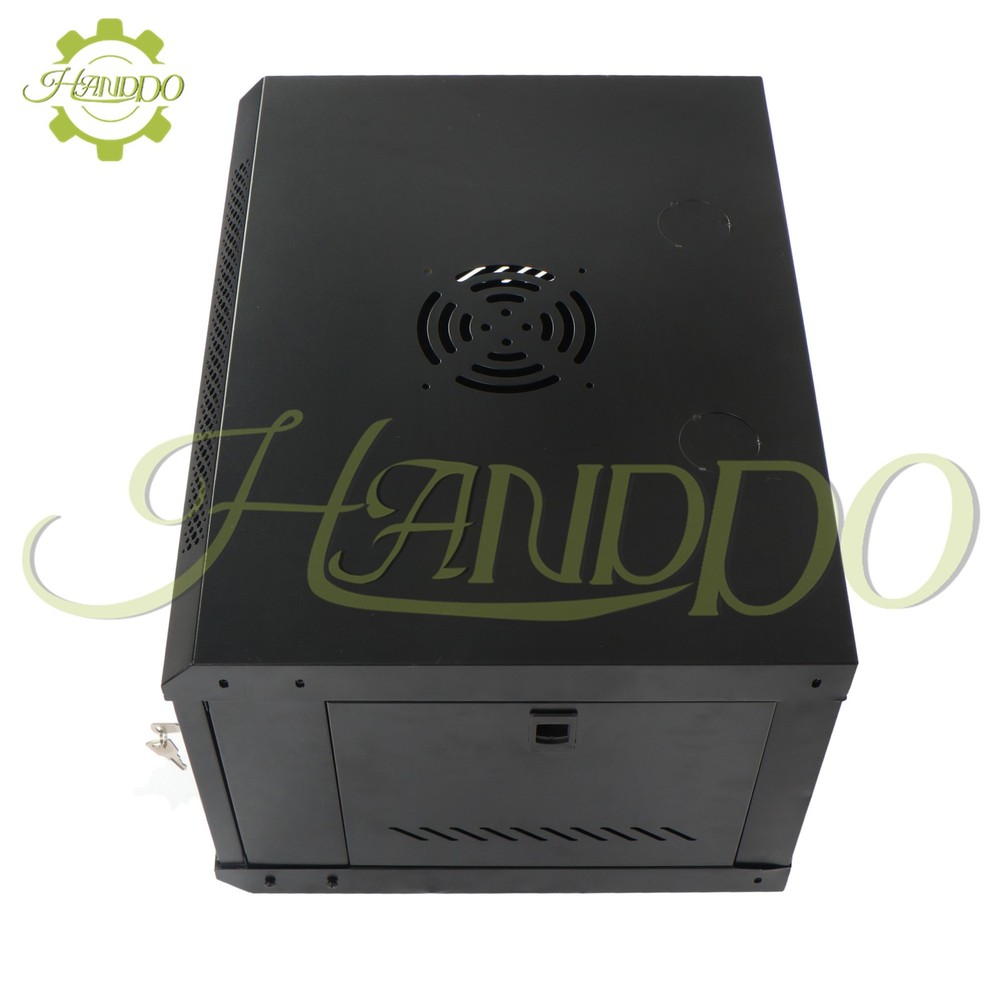 6U Wall Mount IT Data Network Server Rack Cabinet Enclosure 15.5" Depth Black