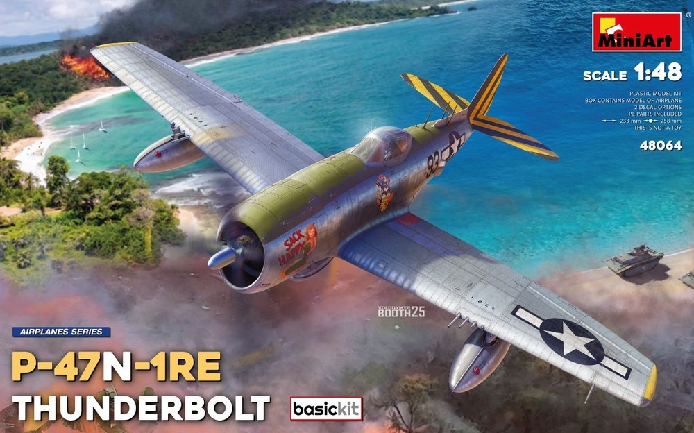 MiniArt 48064 P-47N-1RE Thunderbolt Basic Kit 1/48