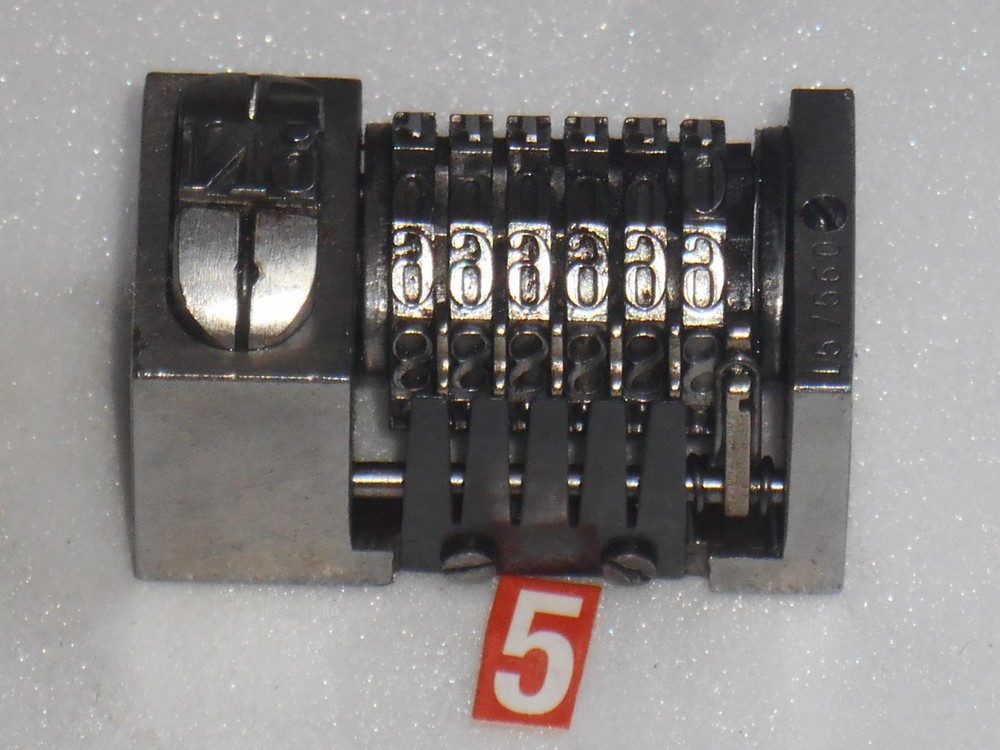 WETTER | letterpress numbering machine | 5