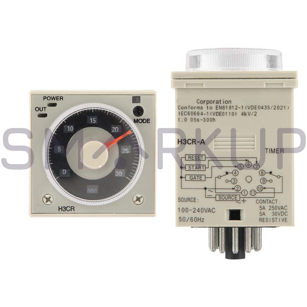 New In Box OMRON H3CR-A Timer Modules 100-240VAC