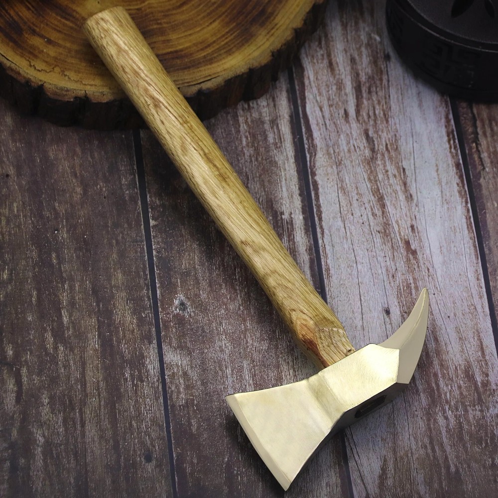 Small Fire Tomahawk Firefighter Hatchet Firemans Emergency Rescue Copper Axe