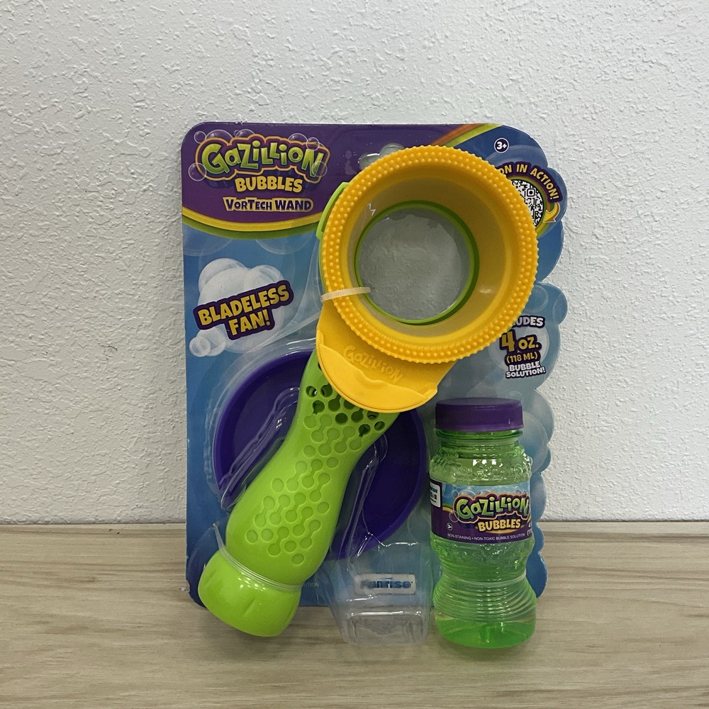 Vortech Wand Gazillion Bubbles Includes 4oz Bubble Solution NEW IN PACKAGE