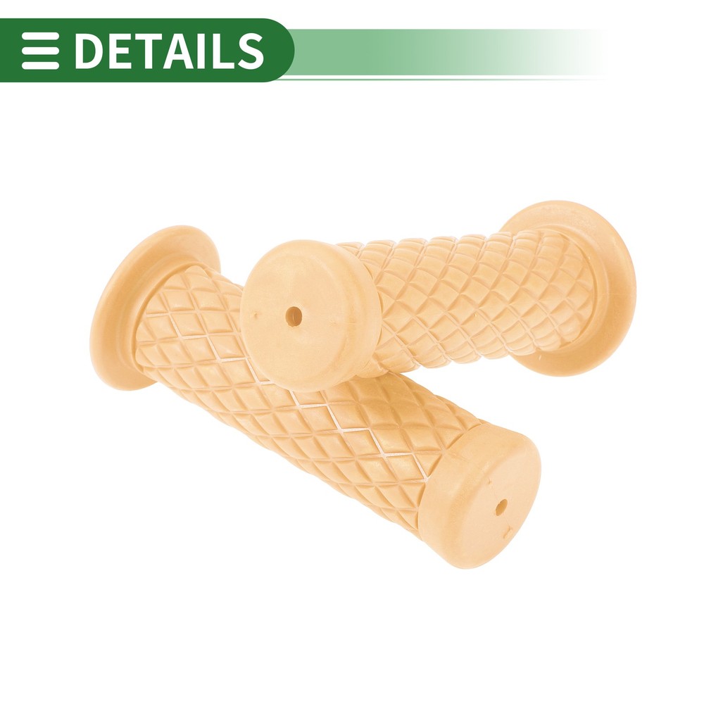 1" 25mm Motorcycle Knobs Handlebar Cover TPU Beige