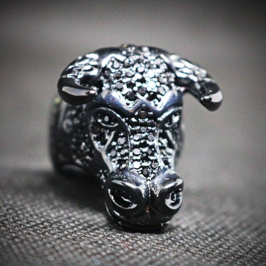 HAUNTED RING: RAGING BULL TESTOSTERONE BOOSTING BLACK MAGICK! TRANSFORM YOURSELF