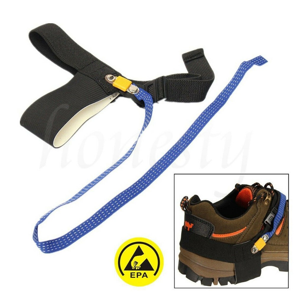 Anti Static Adjustable Foot Strap Heel electronic Discharge Band Ground