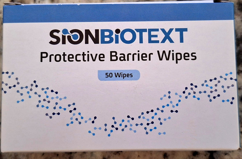 SionBiotext Protective Barrier Wipes, 50ct 2 PACK