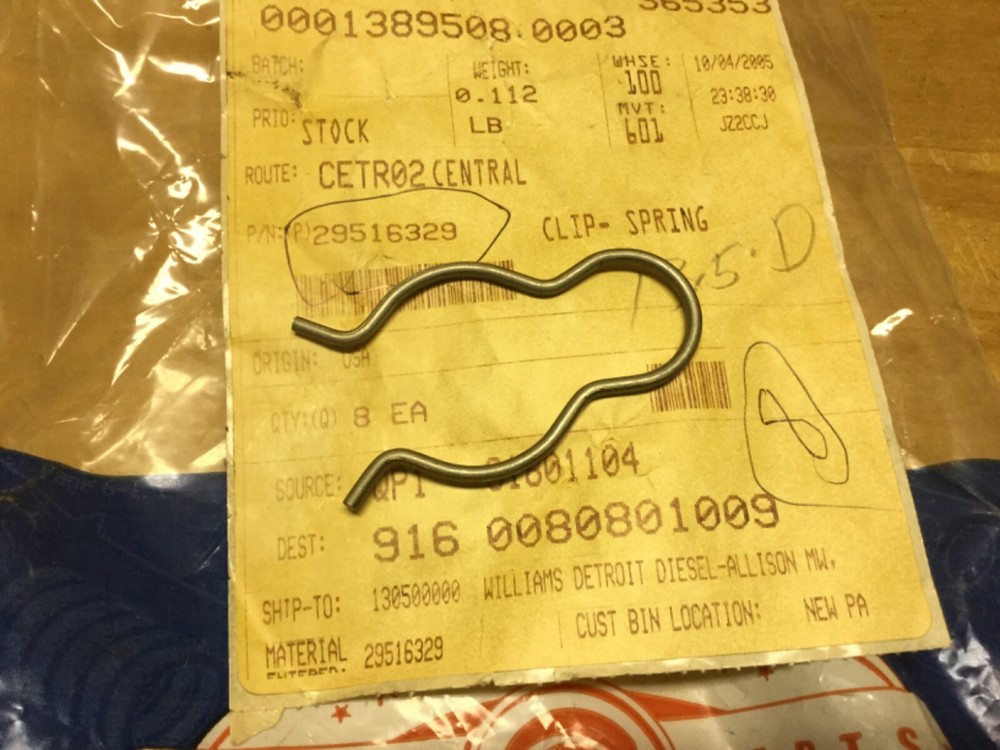 Genuine Allison Clip 29516329