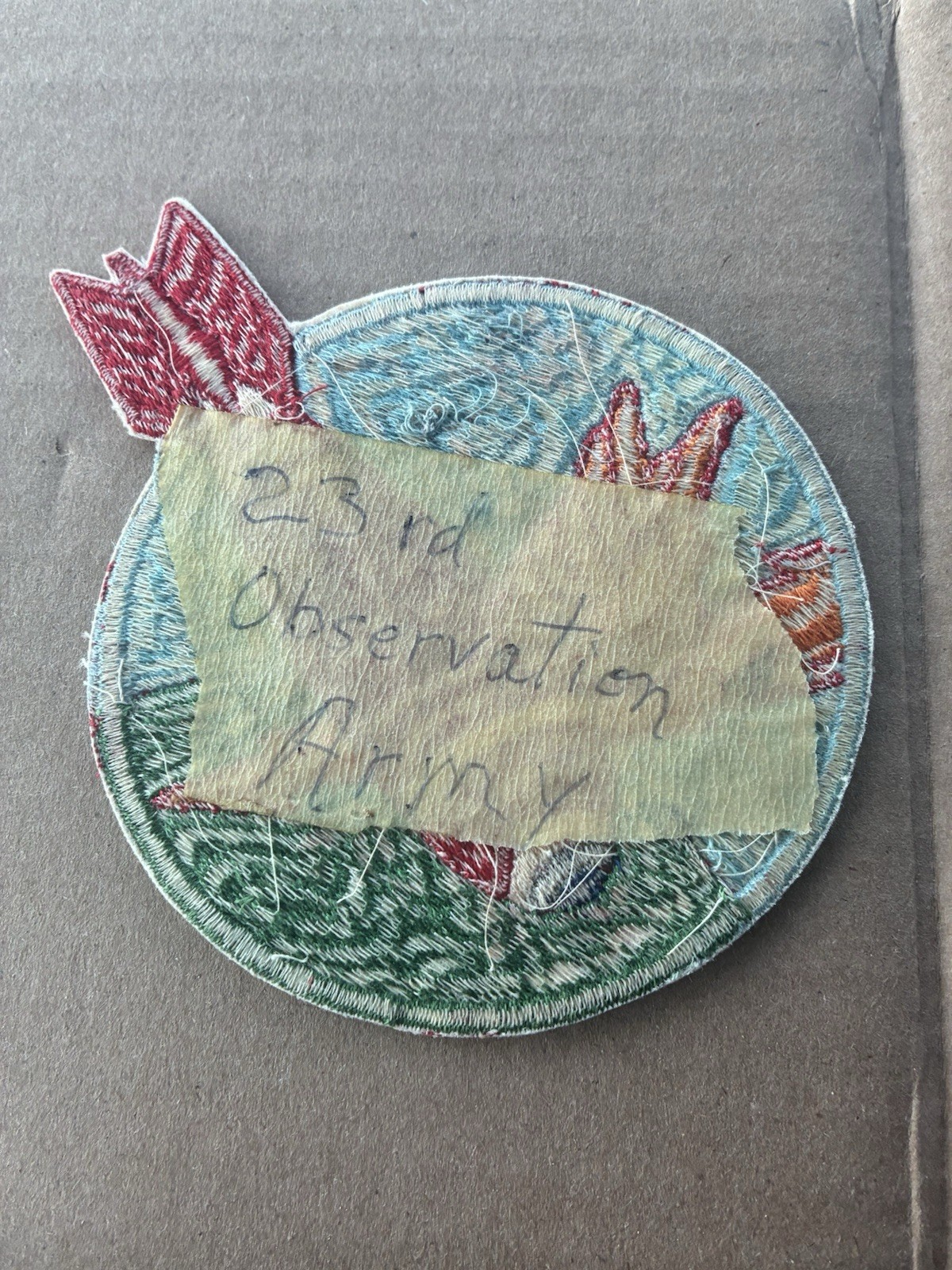 23rd Observation ghost Army Patch ww2 headquarters Special Troop