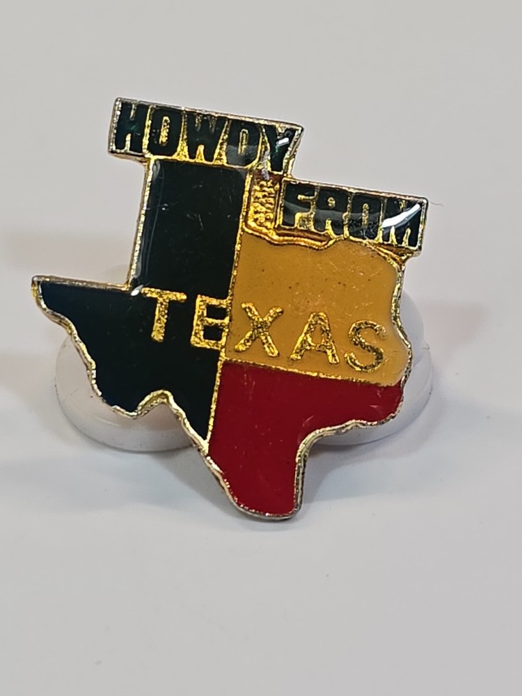 Howdy From Texas Souvenir Lapel Pin *