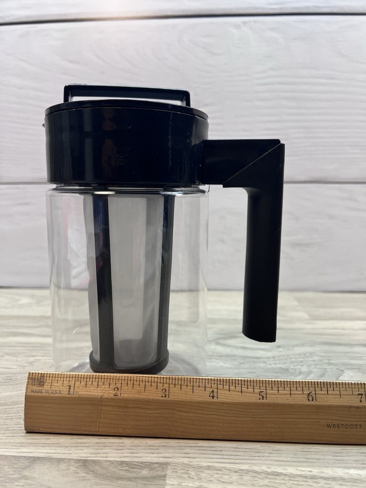 Cold Brew Coffee Ice Tea Maker 1qt Plastic Pitcher Mesh Filter Infuser