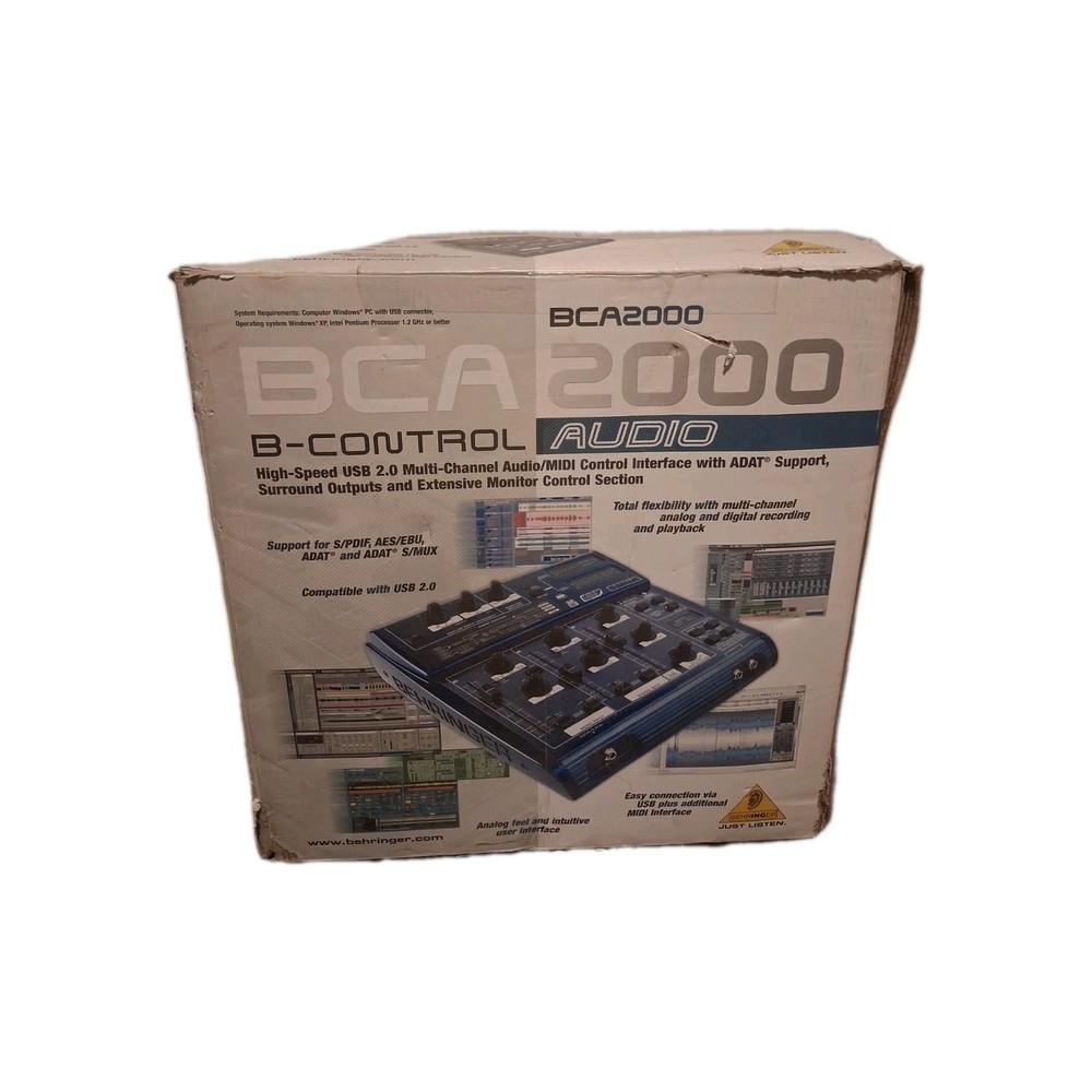 Behringer BCA-2000 Audio Interface Midi Cintrol Interface With ADAT SUPPORT Blue