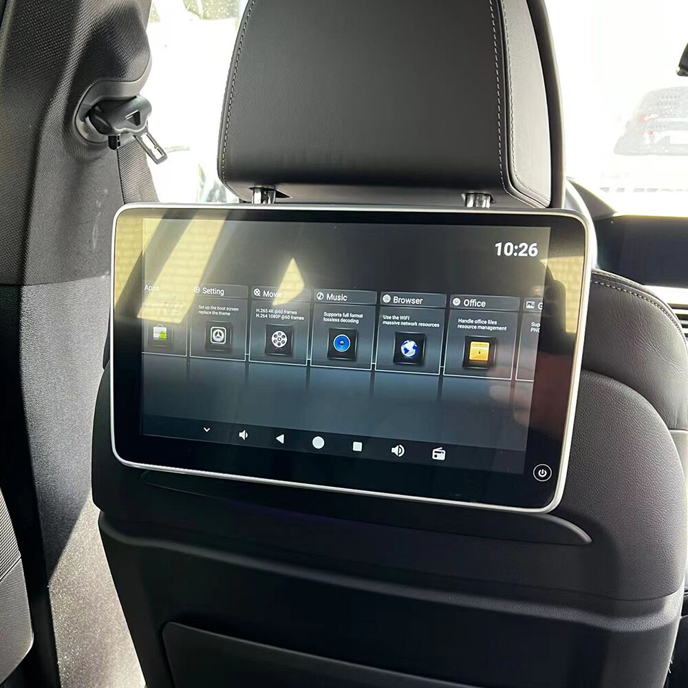 For BMW X7 2025 Rear Seat Entertainment System Android Headrest Mirroring Screen