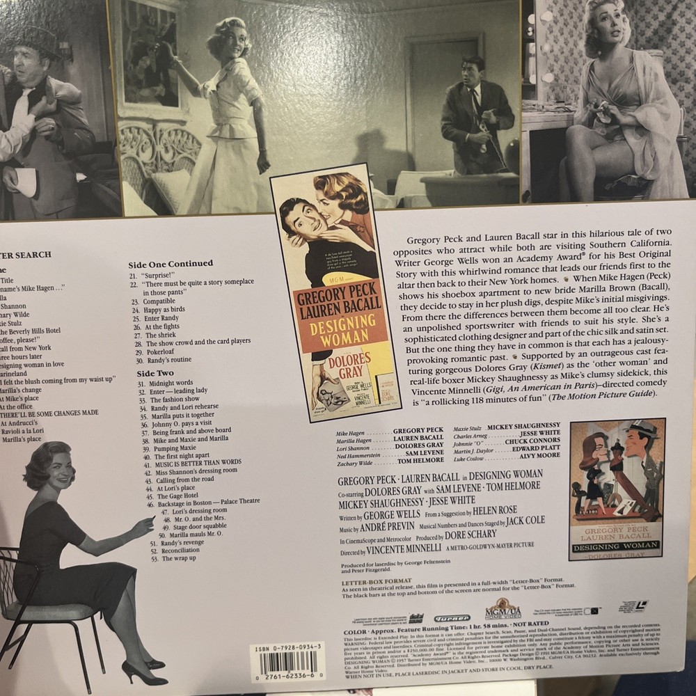 Designing Woman Laserdisc (location 4)